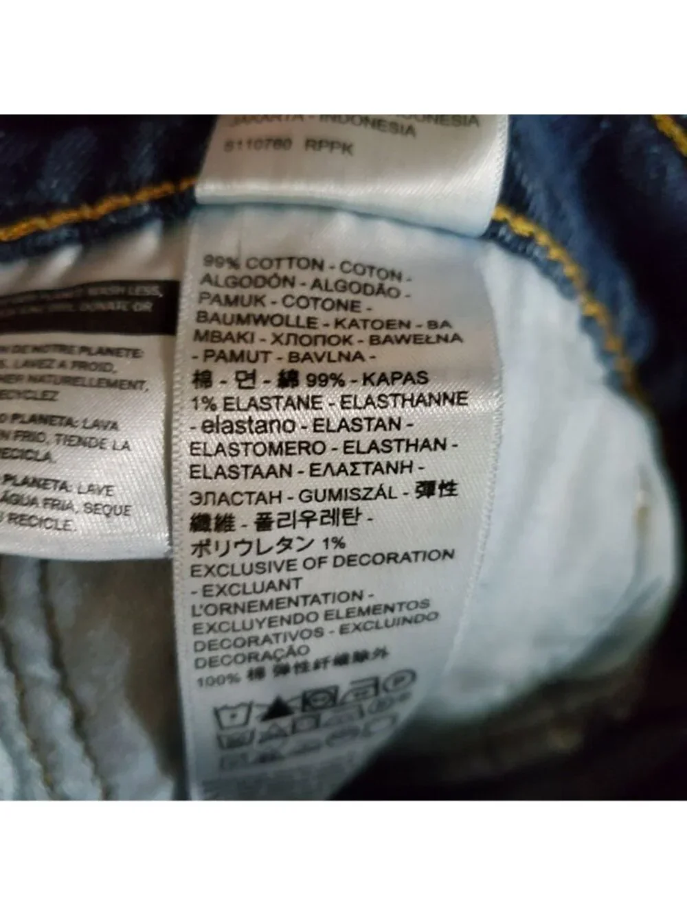 Levis Jeans Mens 34x32 Blue 505 Regular Fit Straight Leg Stretch Denim *Read*